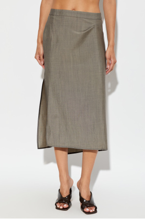 Victoria Beckham Asymmetrical skirt with slits
