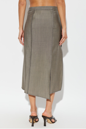 Victoria Beckham Asymmetrical skirt with slits