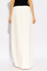 FERRAGAMO cream Skirt with a back slit