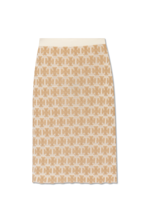 Tory Burch Monogrammed skirt