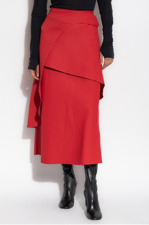 Tory Burch Falda de corte asimétrico