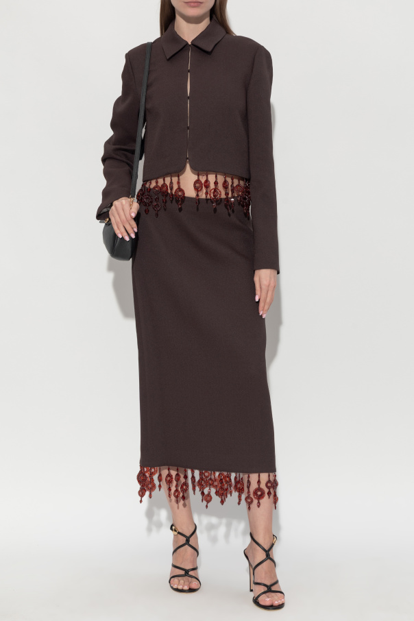 Tory Burch Skirt with decoratively finished hem