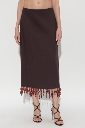 Tory Burch Skirt with decoratively finished hem