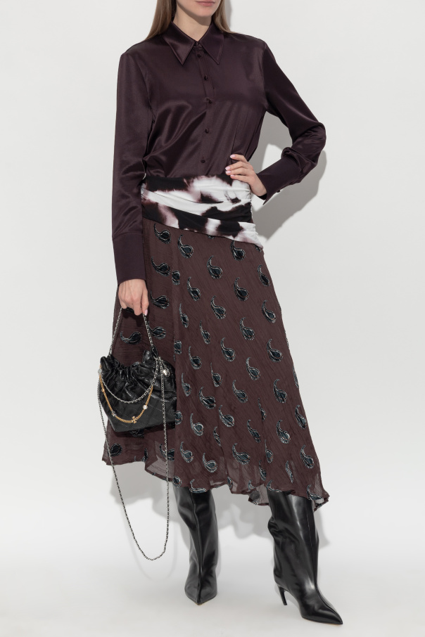 Tory Burch Skirt with velvet pattern