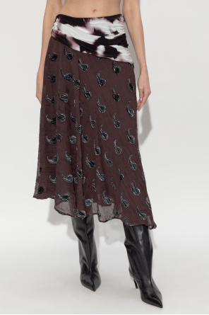 Tory Burch Skirt with velvet pattern