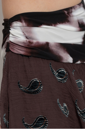 Tory Burch Skirt with velvet pattern