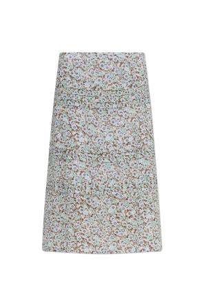 Skirt with floral motif