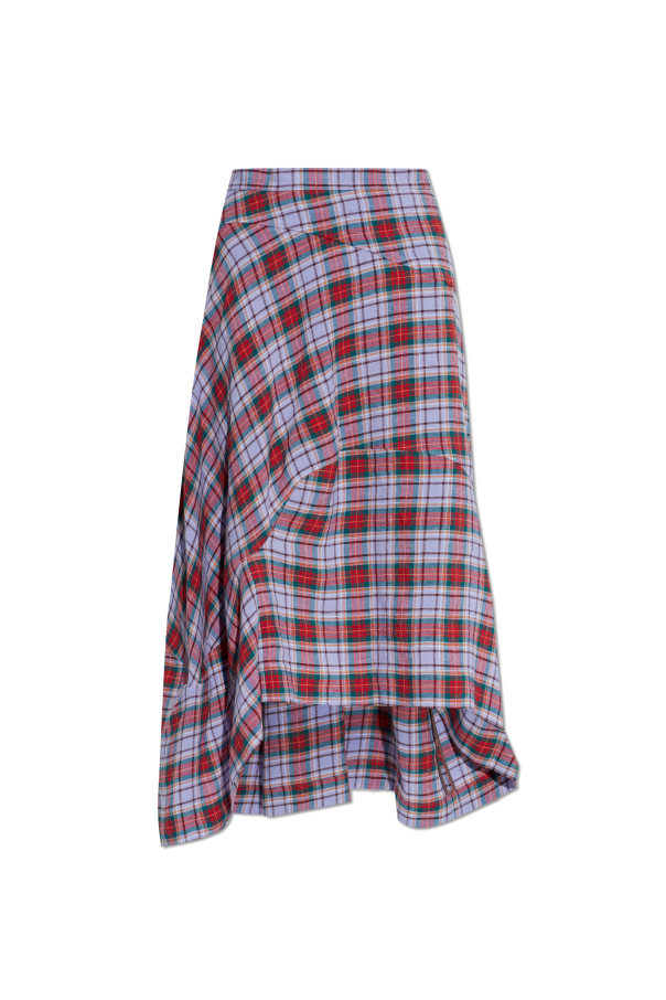 Linen skirt with plaid pattern od Vivienne Westwood