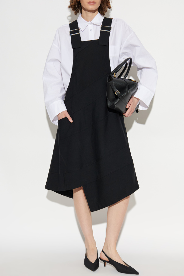 Comme des Garçons Black Vestido de corte asimétrico