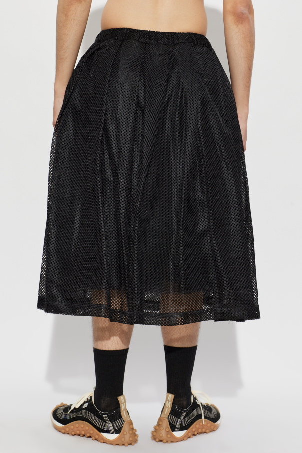 Comme des Garçons Black Skirt with fringes
