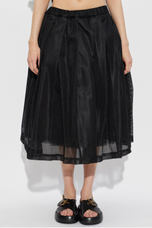 Comme des Garçons Black Skirt with fringes
