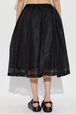Comme des Garçons Black Skirt with fringes