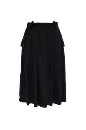 Skirt with detachable suspenders od Comme des Garçons Black