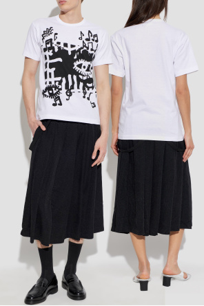 Comme des Garçons Black Skirt with detachable braces