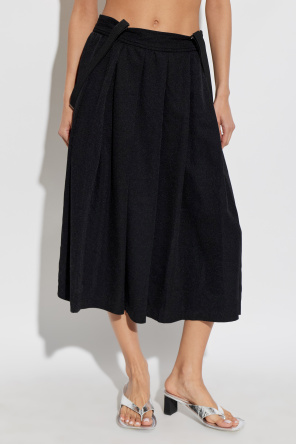 Comme des Garçons Black Skirt with detachable braces