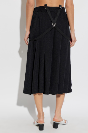 Comme des Garçons Black Skirt with detachable braces