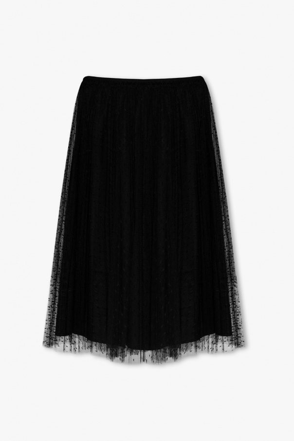 Red Buckle valentino Tulle skirt