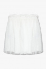 valentino white long-sleeved dress