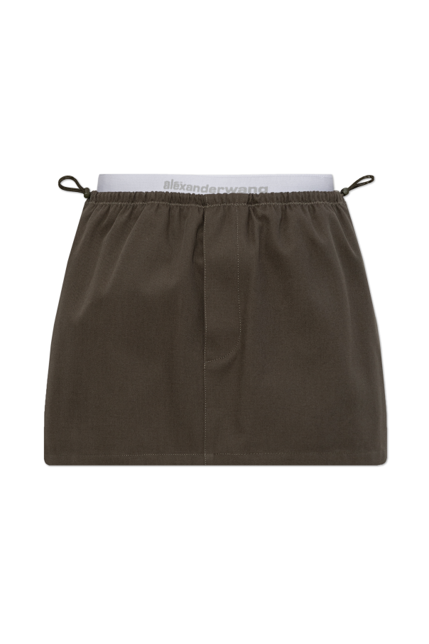 Skirt with logo od Alexander Wang