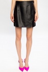 The Attico Leather skirt