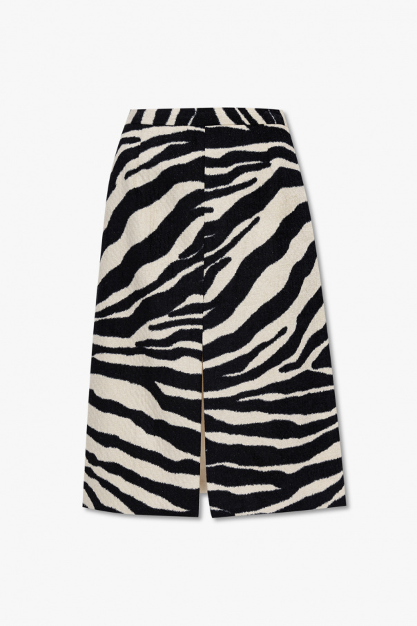Louis Vuitton presents the Aerogram collection Skirt with animal pattern