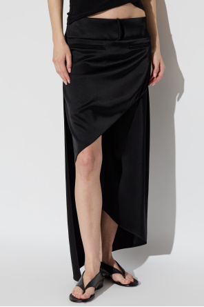 Courrèges Satin skirt