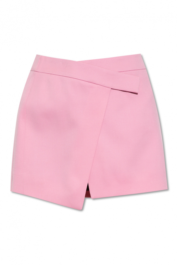 The Attico ‘Cloe’ short wrap-over skirt