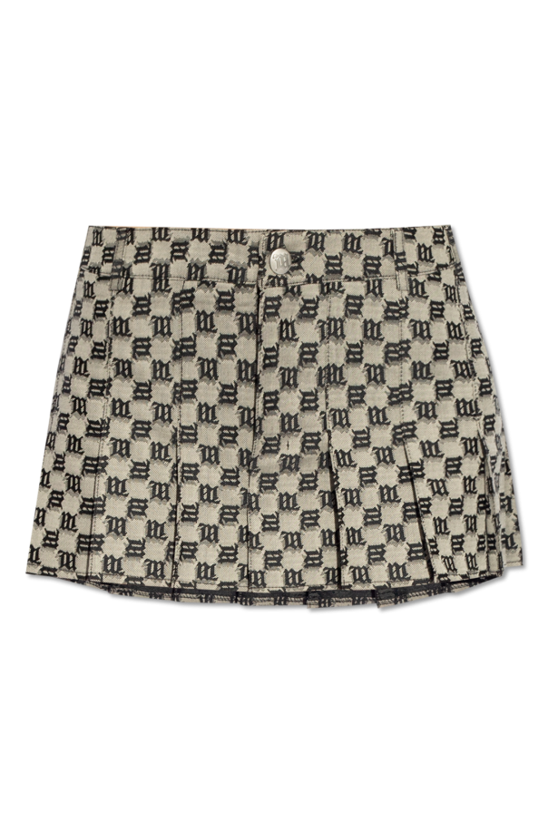 MISBHV Monogrammed skirt
