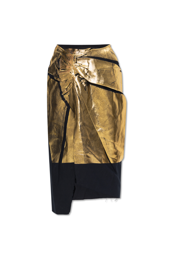Printed skirt od T-METAL hooded top