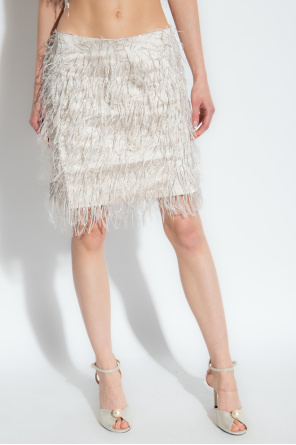 Munthe ‘Loraine’ skirt with glittering fringes
