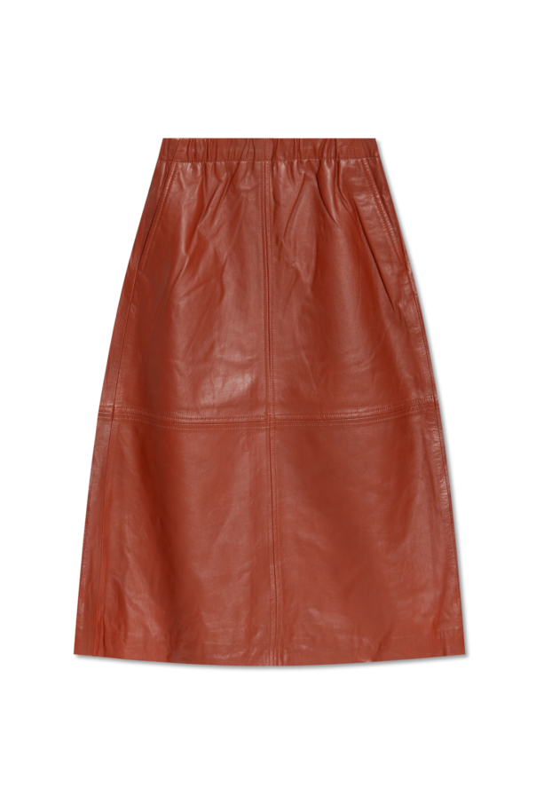 ‘charm’ leather skirt od Munthe