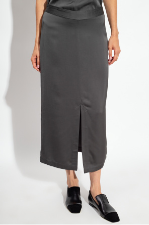 TOTEME Satin skirt with slit