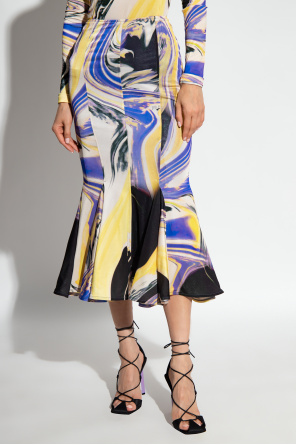 The Attico Patterned skirt