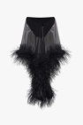 The Attico ‘Mya’ skirt with feathers
