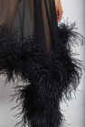 The Attico ‘Mya’ skirt with feathers