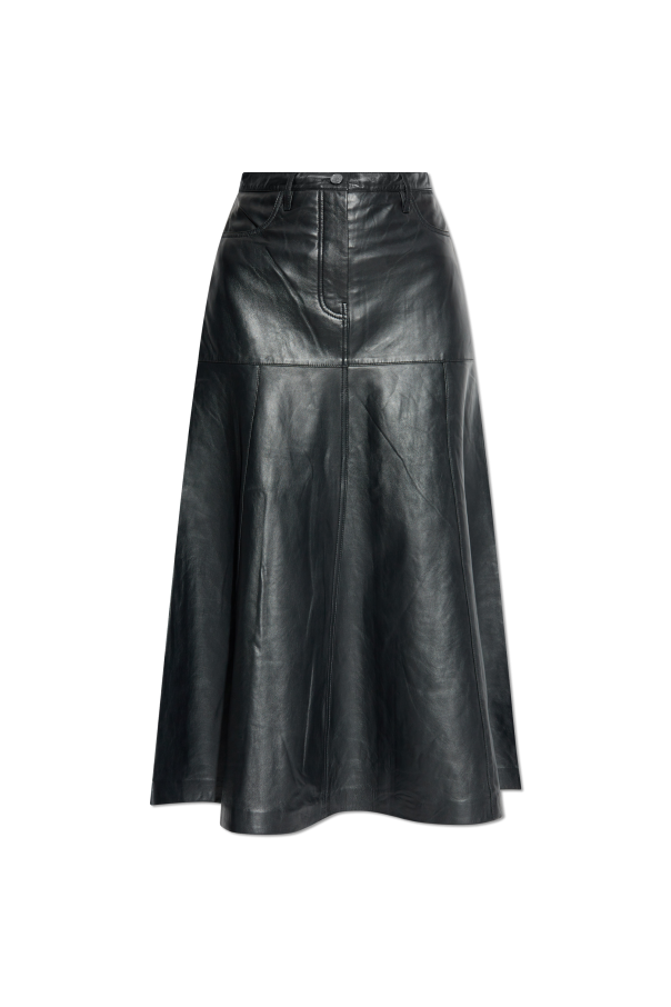 Munthe Leather skirt