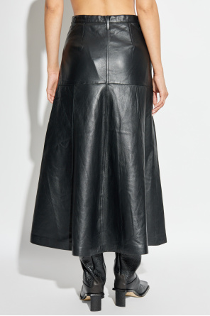 Munthe Leather skirt