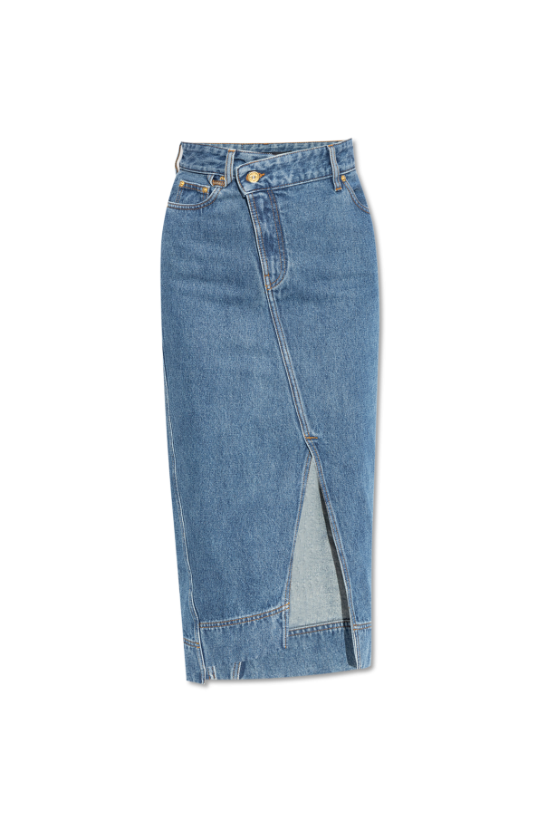 Jacquemus Denim skirt with slit