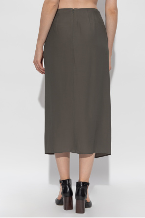 Dries Van Noten Spódnica z jedwabnym wykończeniem