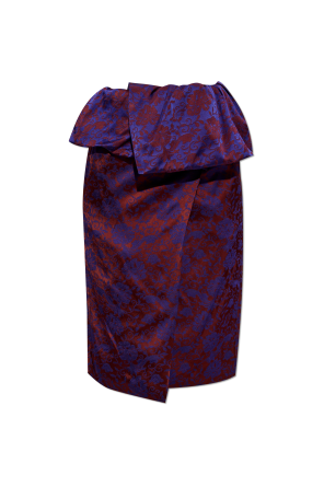 Skirt with floral motif