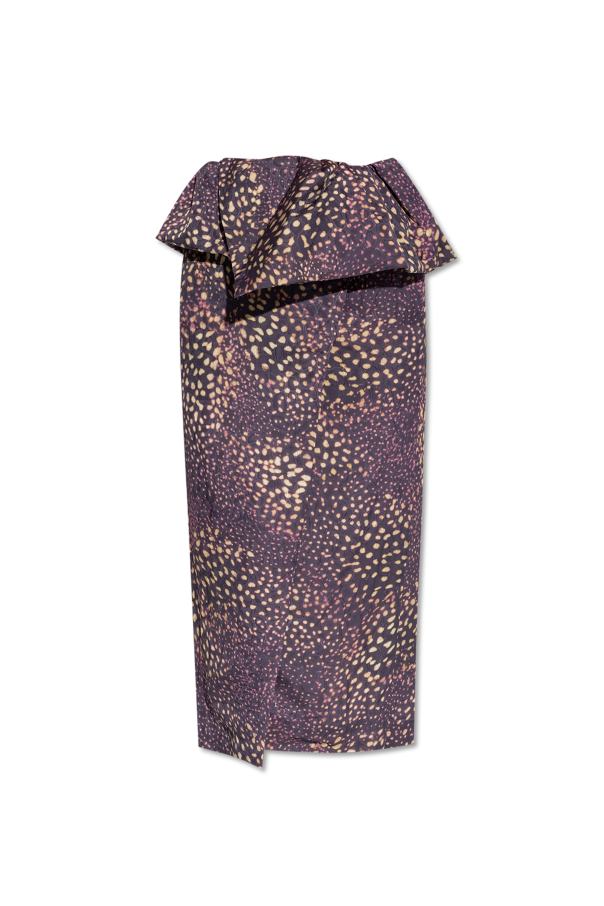 Dries Van Noten Falda cruzada