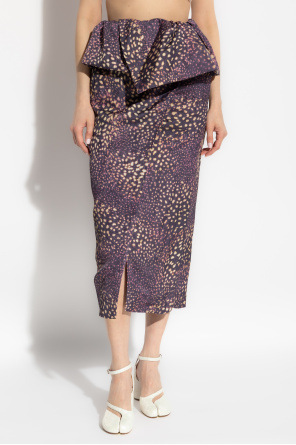 Dries Van Noten Falda cruzada