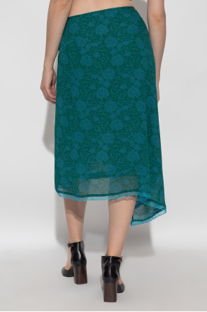 Dries Van Noten Spódnica z koronkowym wykończeniem