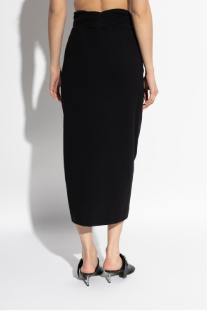 Dries Van Noten Falda con drapeado