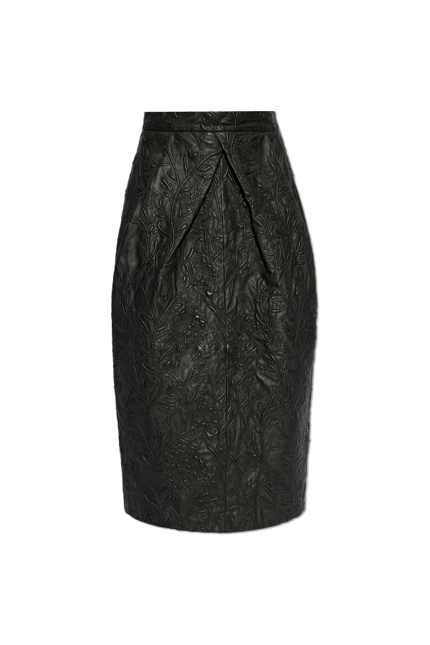Leather skirt 'Faith' od Munthe