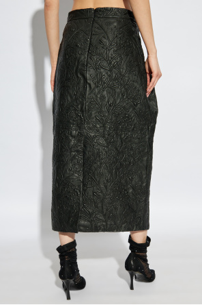 Munthe Leather skirt 'Faith'