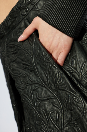 Munthe Leather skirt 'Faith'