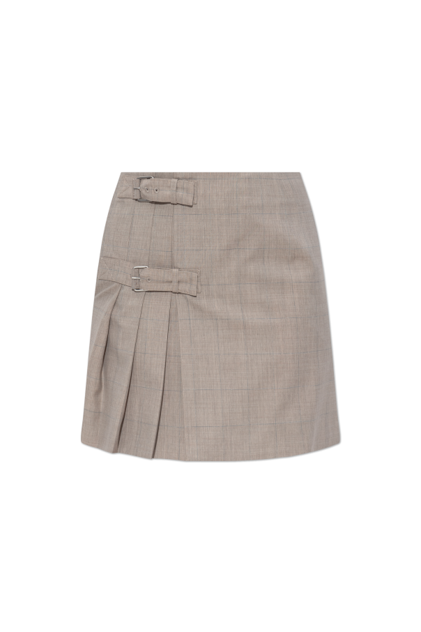 Moschino Wool pleated skirt