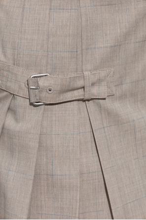 Moschino Wool pleated skirt