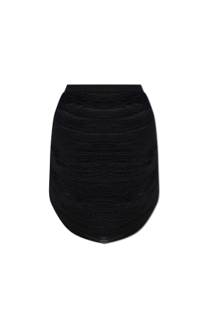 Skirt with fringes